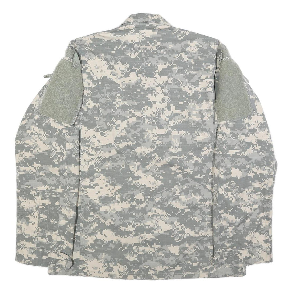 PROPPER INTERNATIONAL Mens Grey Cotton Blend Military Jacket S Plain Zip