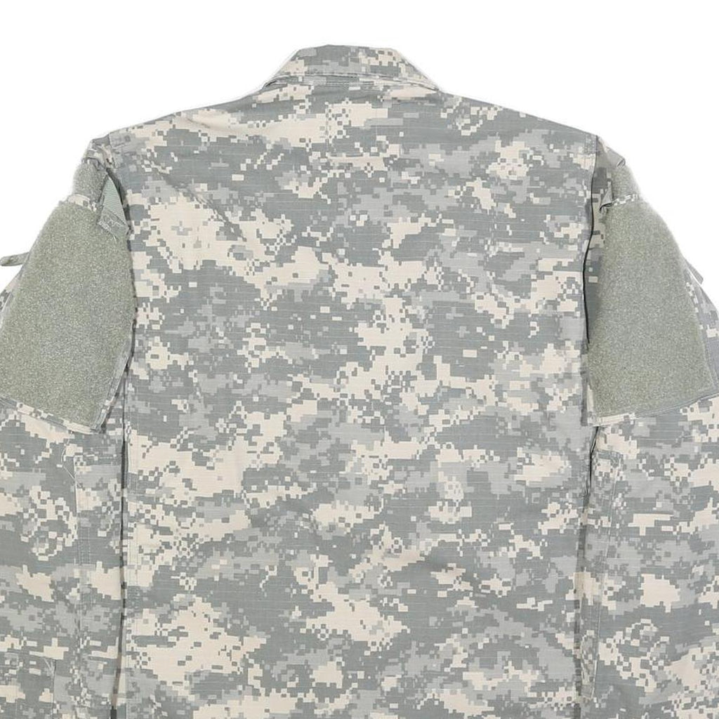 PROPPER INTERNATIONAL Mens Grey Cotton Blend Military Jacket S Plain Zip