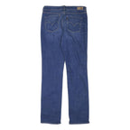 LEVI'S Womens Blue Regular Straight Denim Medium Wash W30 L32 Classic Zip Jeans