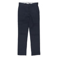 DICKIES Mens Cotton Blend Navy Regular Straight Trousers W31 L33 Workwear Casual