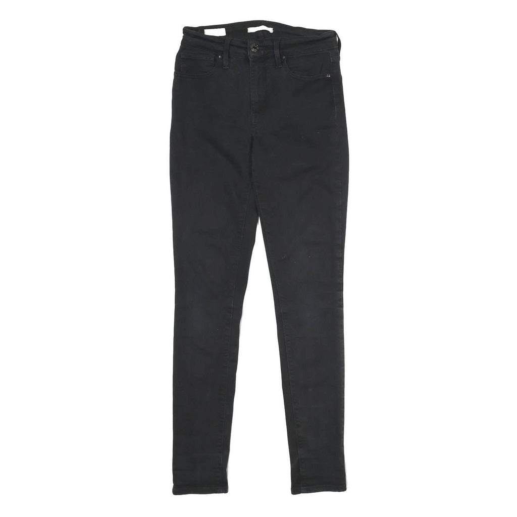 LEVI'S 721 High Rise Skinny Womens Jeans Black Regular Skinny Denim W26 L32