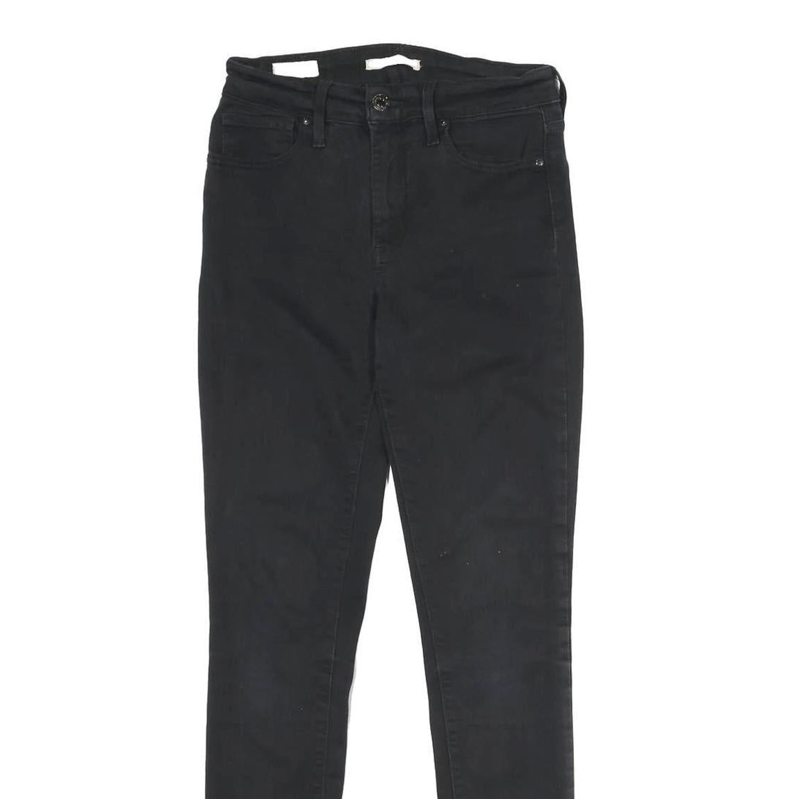 LEVI'S 721 High Rise Skinny Womens Jeans Black Regular Skinny Denim W26 L32
