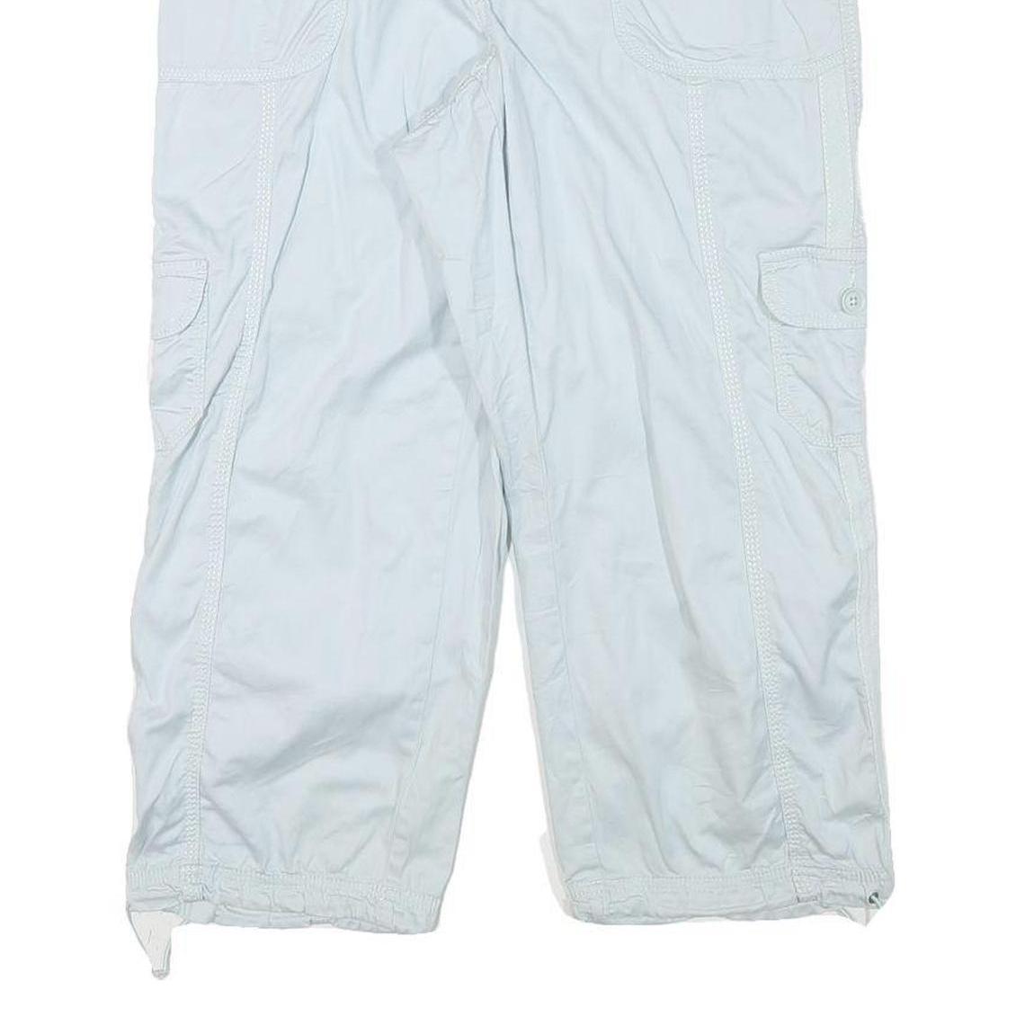 STYLE AND CO Womens White Casual Cargo Shorts L W30 Utility Pockets