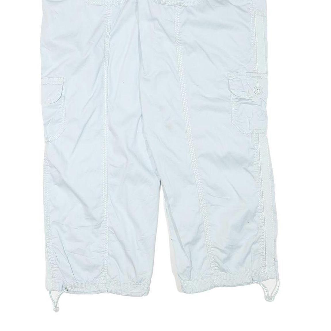 STYLE AND CO Womens White Casual Cargo Shorts L W30 Utility Pockets