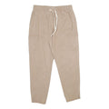 CLOCKHOUSE Womens Relaxed Beige Cotton Blend Drawstring Pocket Trousers W30 L30