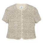 GIBIERRE DONNA Womens Cream Smart Button Jacket XXS Polyester Blend Woven