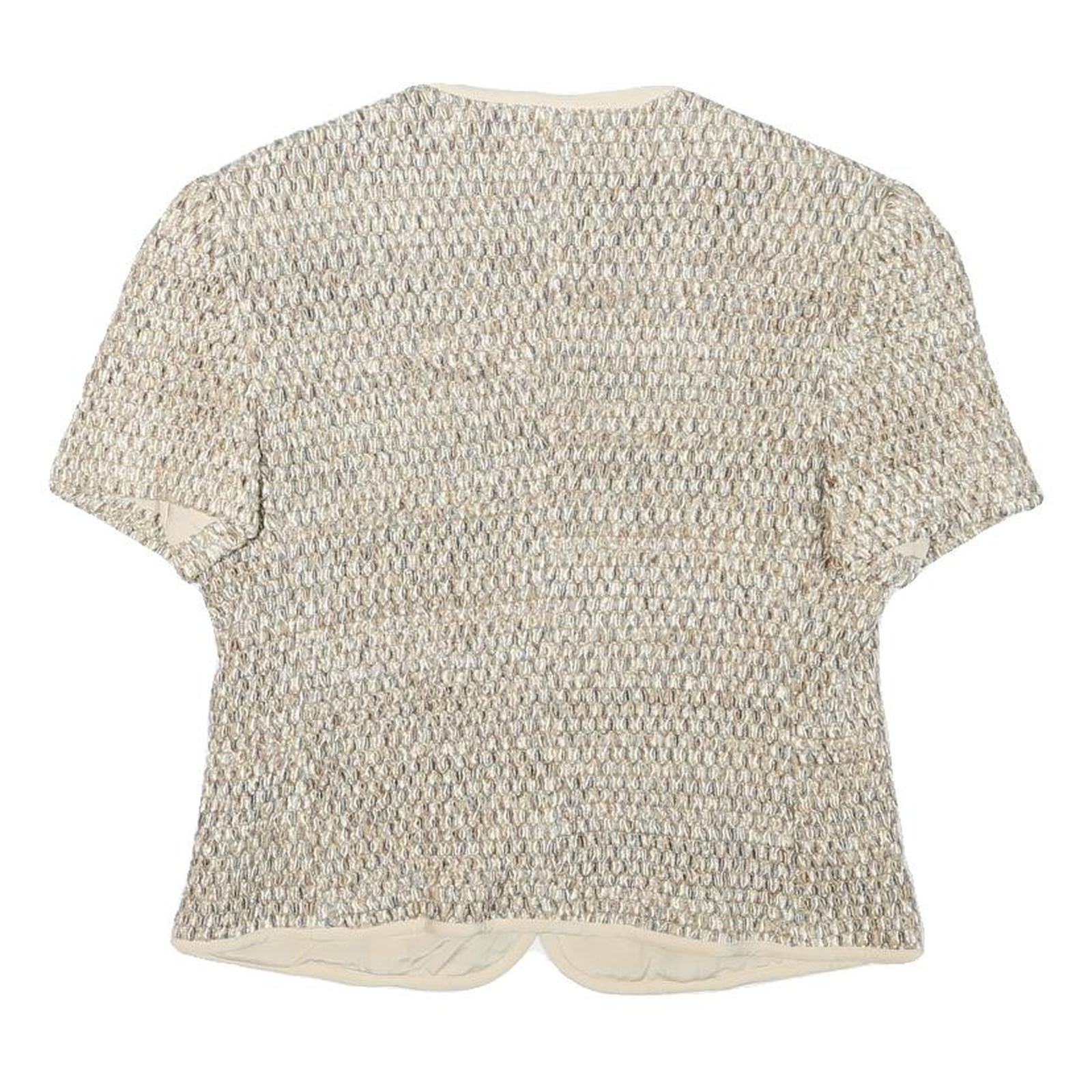 GIBIERRE DONNA Womens Cream Smart Button Jacket XXS Polyester Blend Woven