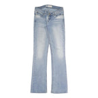 LEVI'S Womens Regular Fit Light Blue Denim Straight Jeans W28 L32 Stylish