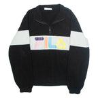 FILA Womens Pullover Jacket Black M