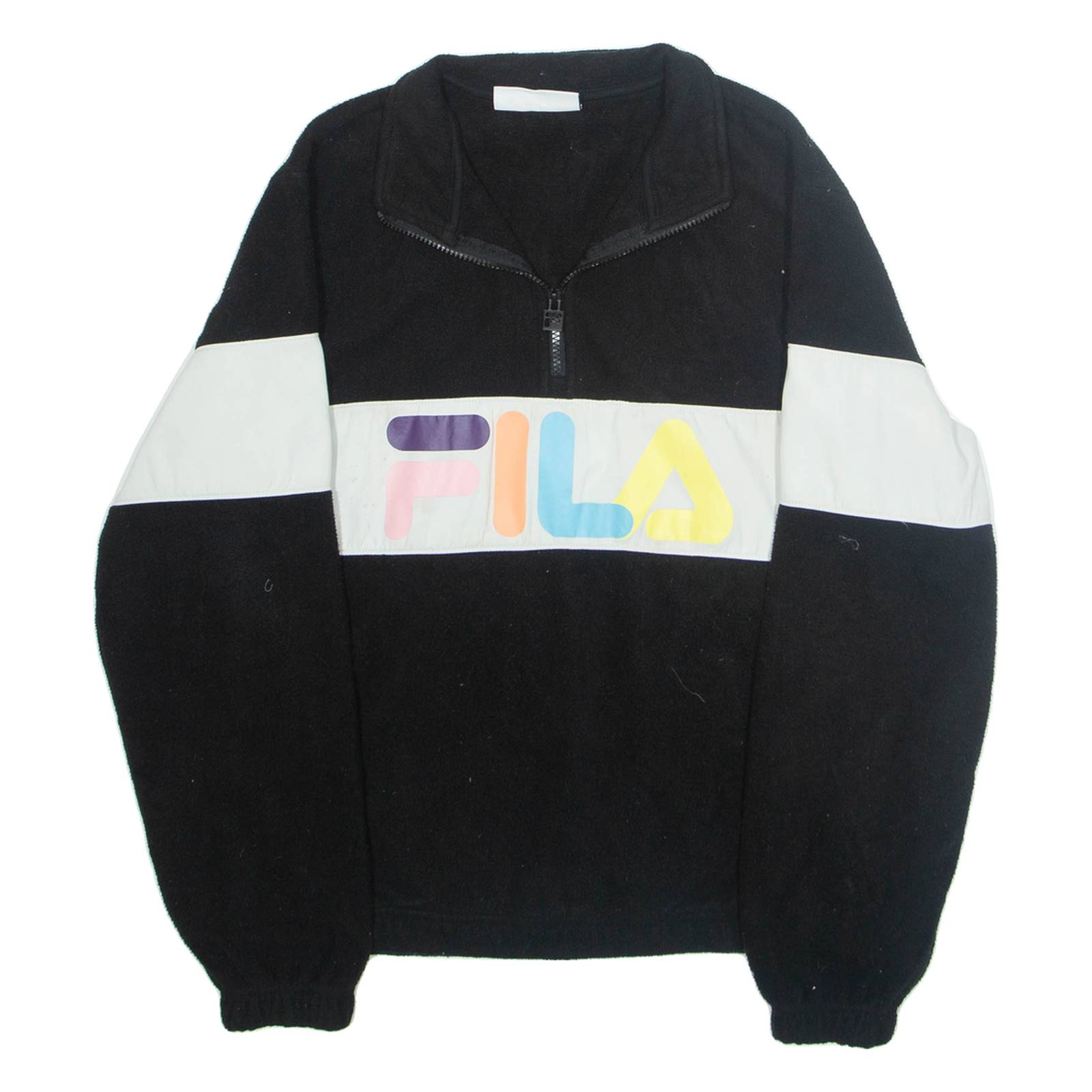 FILA Womens Pullover Jacket Black M