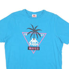 KAPPA Mens Blue Waves Graphic T-Shirt M Short Sleeve Crew Neck Casual