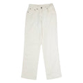 BLUE WILLI'S Womens Trousers White Regular Straight 90s W26 L30