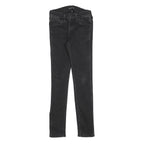 LEVI'S Womens Jeans Black Slim Skinny Denim W25 L32 Elastic Cotton Blend