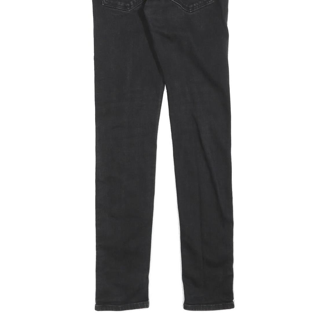 LEVI'S Womens Jeans Black Slim Skinny Denim W25 L32 Elastic Cotton Blend