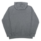 ADIDAS Mens Grey Hoodie L Cotton Blend Pullover Sports Casual