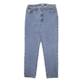 CALVIN KLEIN JEANS Womens Jeans Blue Regular Straight Denim Light W32 L31 Zip