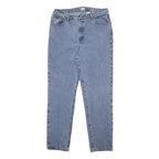 CALVIN KLEIN JEANS Womens Jeans Blue Regular Straight Denim Light W32 L31 Zip