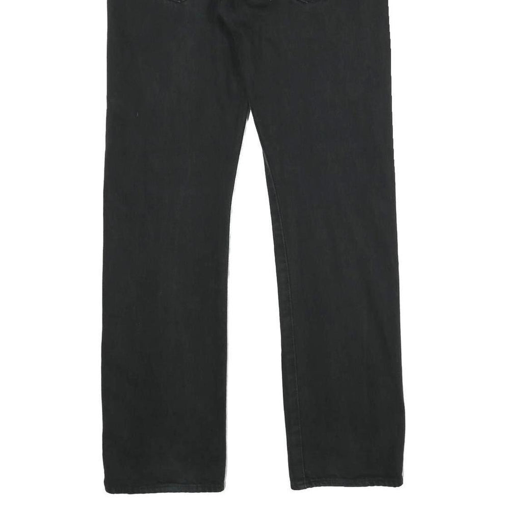 LEVI'S 501 BIG E Mens Jeans Black Classic Straight Denim W30 L32 Button Fly