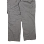 DICKIES Mens Polyester Blend Grey Regular Straight Trousers W38 L30 Workwear Zip