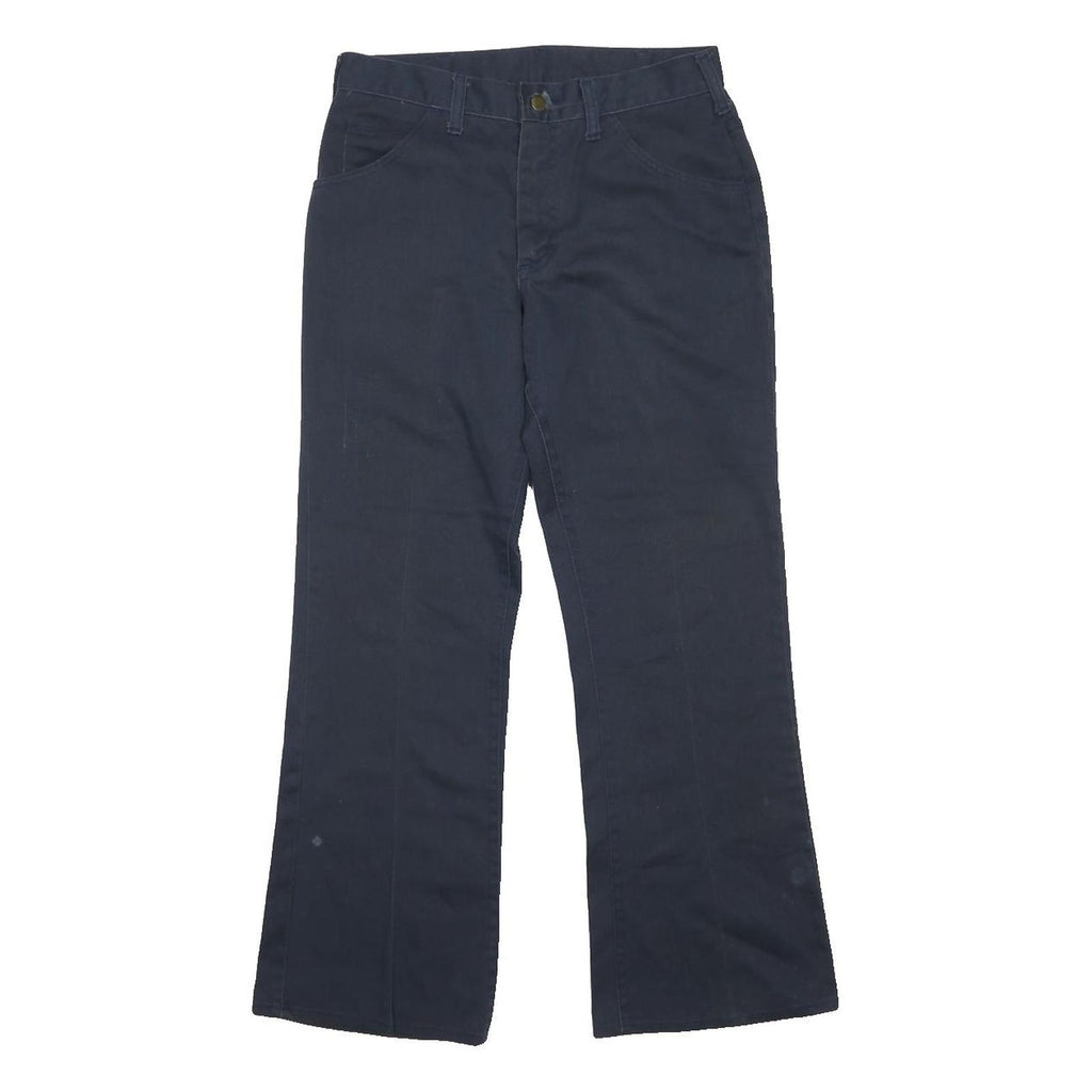 LEE Womens Regular Navy Blue Button Cotton Blend Jeans W30 L28 Classic Straight