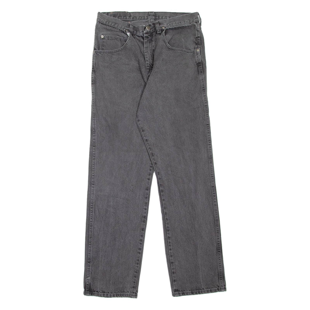 WRANGLER Mens Jeans Grey Regular Straight W33 L32
