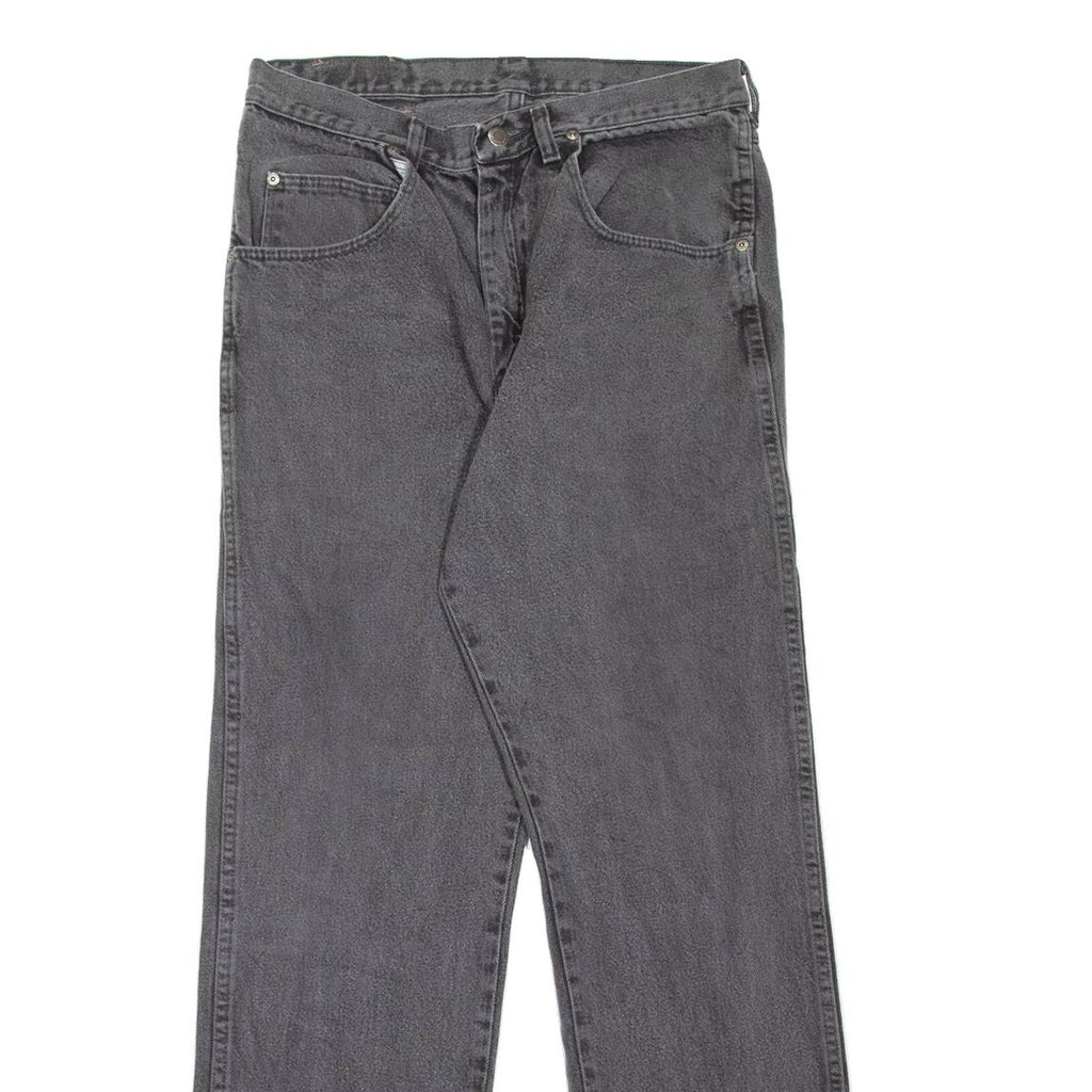 WRANGLER Mens Jeans Grey Regular Straight W33 L32