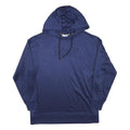 DKNY Mens Navy Blue Hoodie M Polyester Blend Casual Pullover Sweatshirt