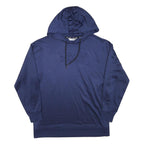 DKNY Mens Navy Blue Hoodie M Polyester Blend Casual Pullover Sweatshirt
