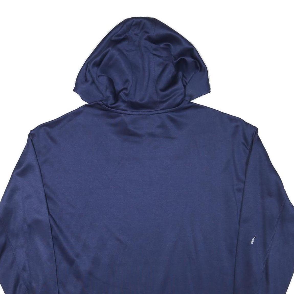 DKNY Mens Navy Blue Hoodie M Polyester Blend Casual Pullover Sweatshirt