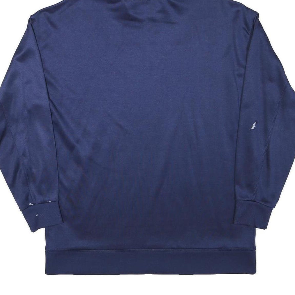 DKNY Mens Navy Blue Hoodie M Polyester Blend Casual Pullover Sweatshirt