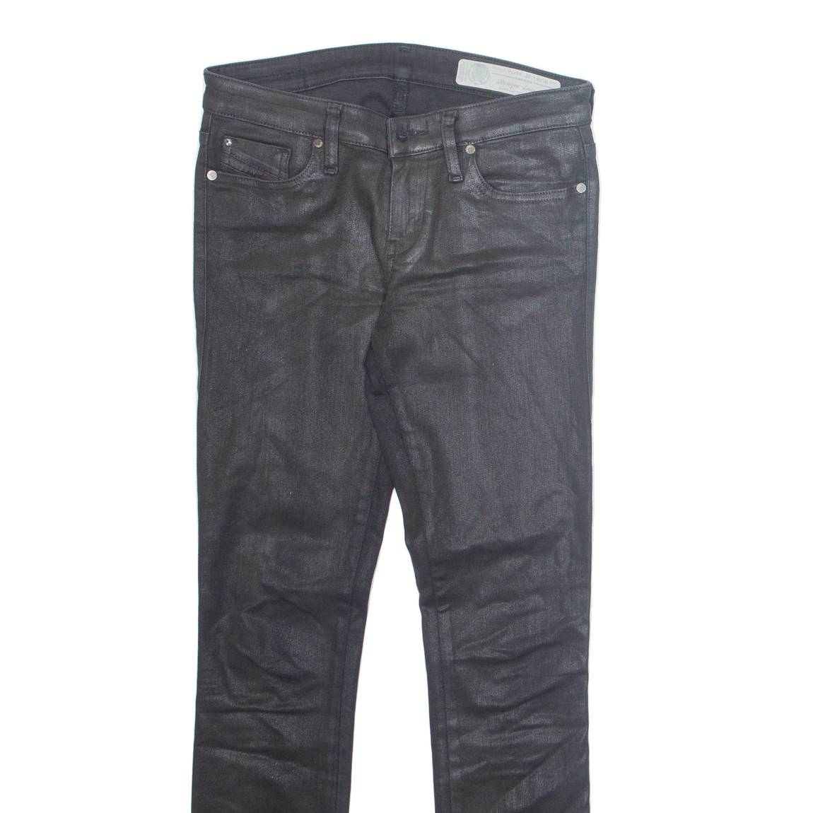 DIESEL Womens Trousers Black Slim Skinny W26 L28
