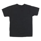 Womens Black Hello Asean Graphic T-Shirt M Short Sleeve Crew Neck Cotton