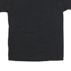 Womens Black Hello Asean Graphic T-Shirt M Short Sleeve Crew Neck Cotton