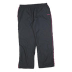 REEBOK Womens Joggers Black & Pink Relaxed Tapered 2XL W36 L30