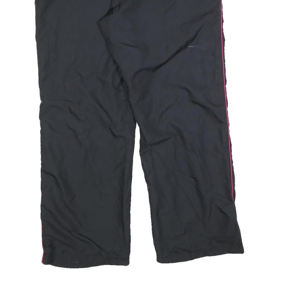 REEBOK Womens Joggers Black & Pink Relaxed Tapered 2XL W36 L30