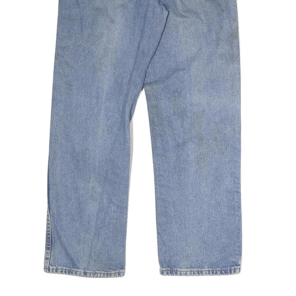 DICKIES Mens Jeans Blue Regular Straight Denim Light W30 L29 Classic Zip Cotton