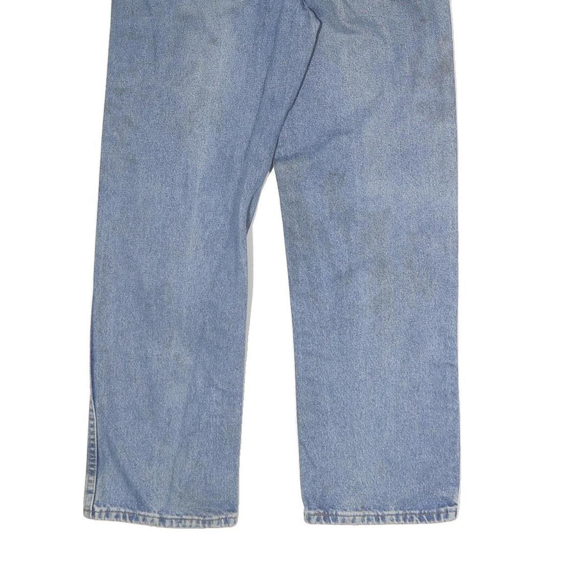 DICKIES Mens Jeans Blue Regular Straight Denim Light W30 L29 Classic Zip Cotton