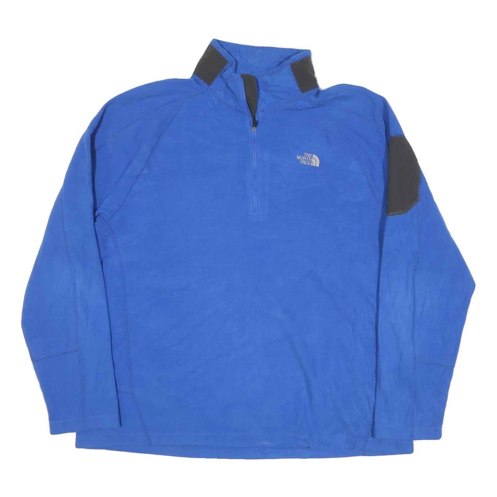 THE NORTH FACE Mens Blue Pullover Patterned Crew Neck Basic Knit 2XL Outdoor