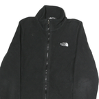 THE NORTH FACE Womens Black Fleece Jacket S Polyester Zip Outdoor Lightweight
