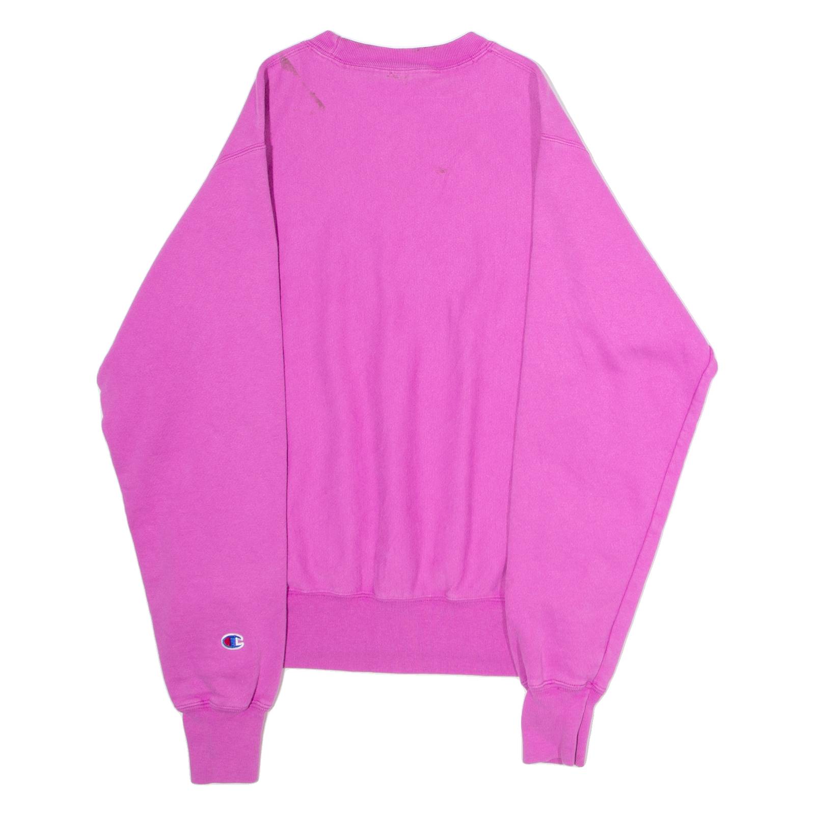 CHAMPION REVERSE WEAVE Mens Sweatshirt Pink Crew Neck S