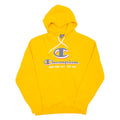 CHAMPION Womens Yellow Hoodie Pullover M