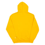 CHAMPION Womens Yellow Hoodie Pullover M