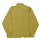 ARA MODEN Womens Yellow & Black Printed Shirt Long Sleeve Collared M Button
