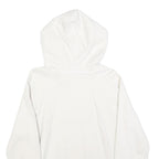 LEVI'S Mens White Hoodie S Cotton Blend Pullover Casual Sweatshirt