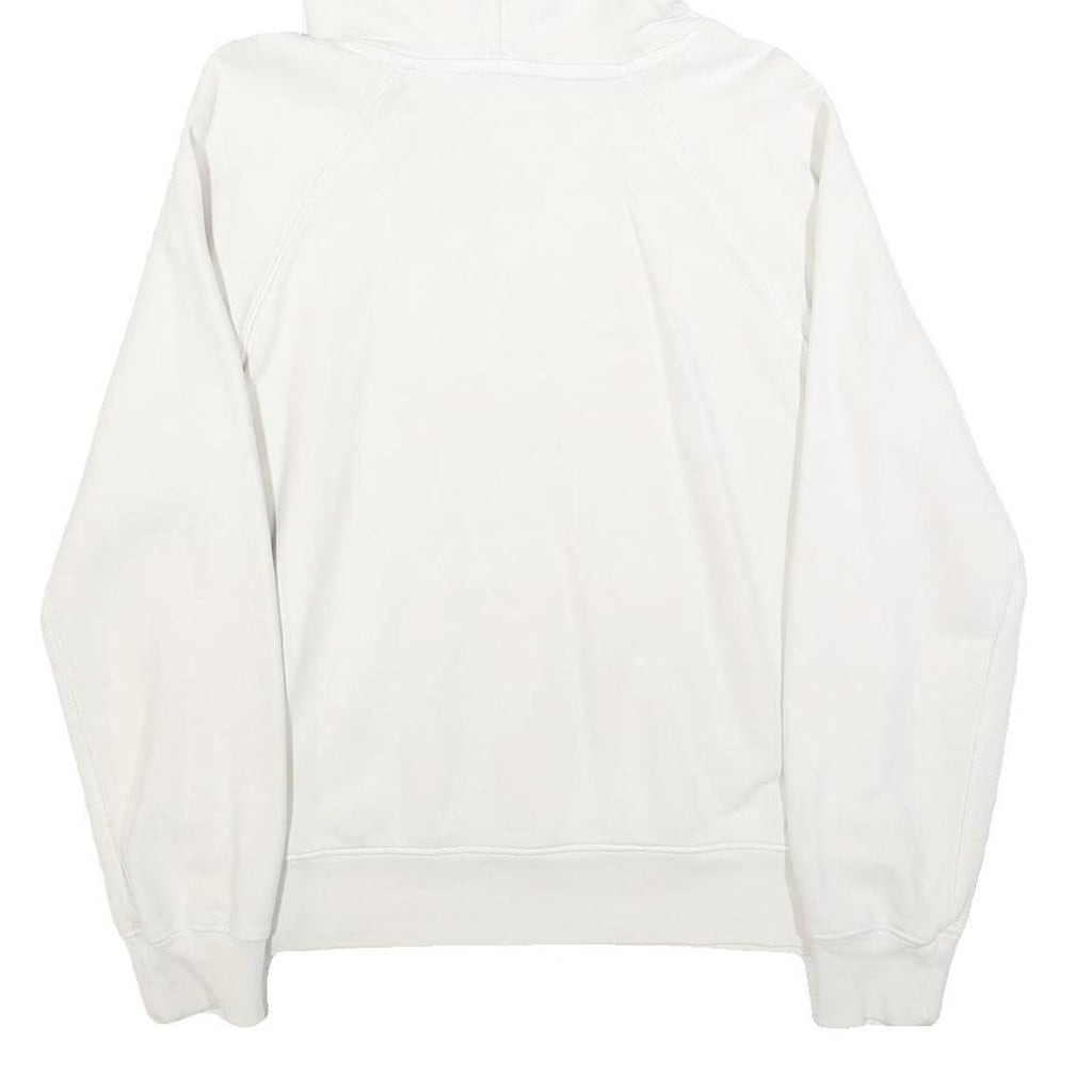 LEVI'S Mens White Hoodie S Cotton Blend Pullover Casual Sweatshirt