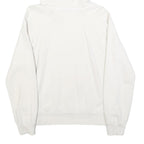 LEVI'S Mens White Hoodie S Cotton Blend Pullover Casual Sweatshirt