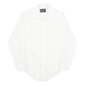 BRISTOL Mens White Shirt XS Classic Long Sleeve Button Formal Stripe