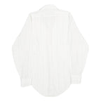 BRISTOL Mens White Shirt XS Classic Long Sleeve Button Formal Stripe
