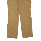 DICKIES Mens Jeans Beige Regular Straight Denim W36 L32 Workwear Cotton Blend