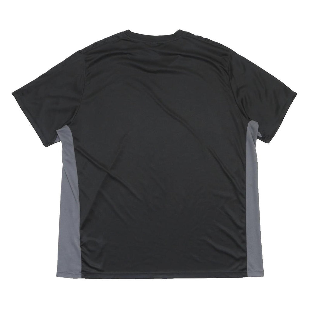 ADIDAS Mens White & Black Performance T-Shirt 2XL Short Sleeve Crew Neck